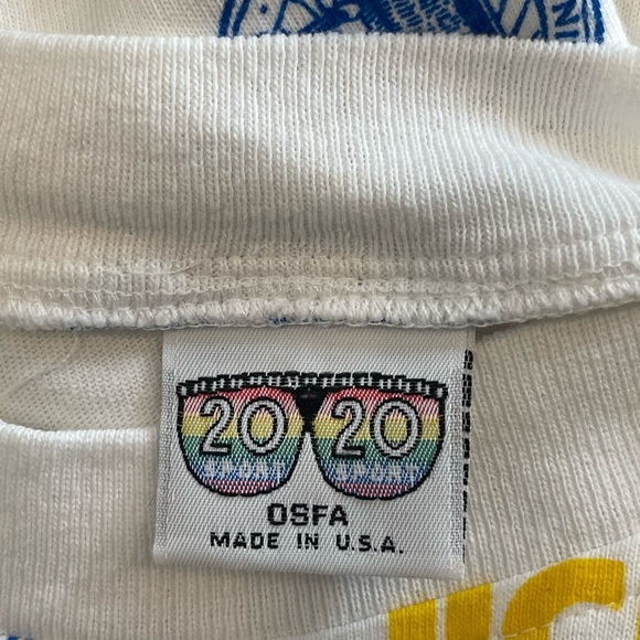 Vintage UCLA Bruins All Over Print MAde In USA Single Stitch OSFA University - Picture 7 of 7